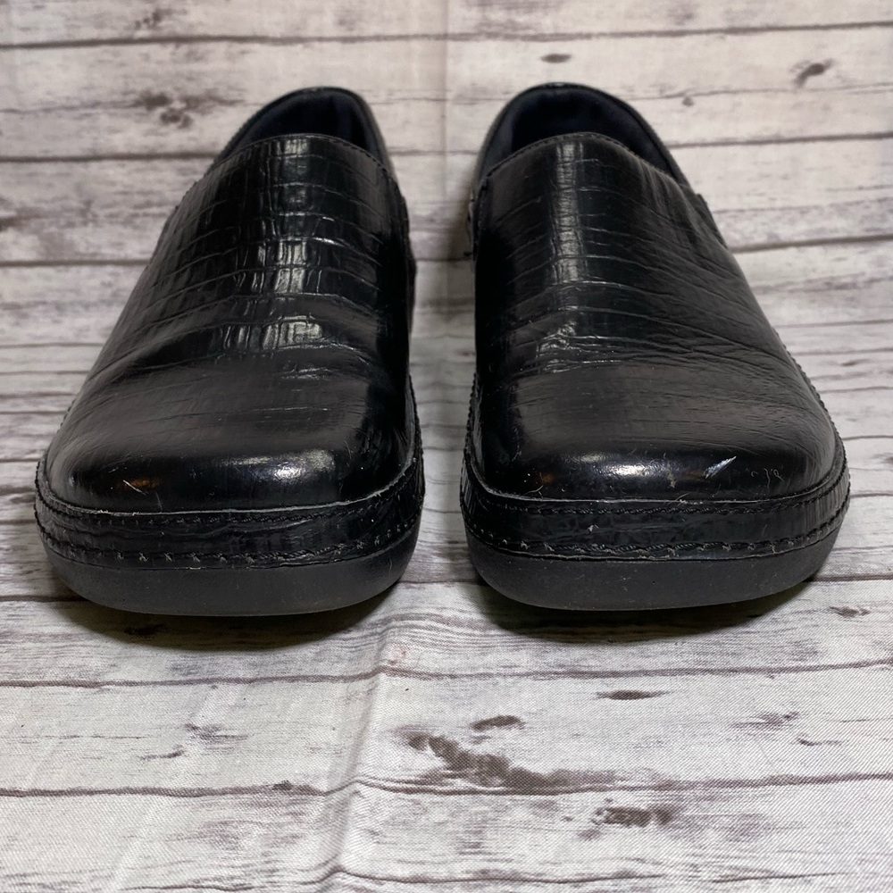 TIMBERLAND Black Textured Clogs, Size 7.5